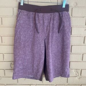 Lululemon Men's Size Small S THE Short 11” Liner Cherry Cola Athletic Pockets